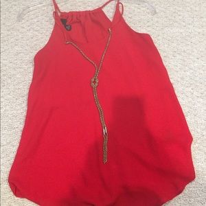 Red Dressy Top